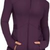 QUEENIEKE Women's Slim Fit Workout Jackets - Zip Up Athletic...