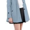 Betusline Girl's Single Breasted Trench Coat Dress Coat Oute...