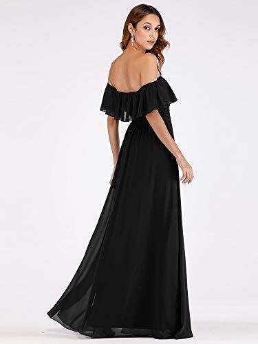 Ever-Pretty Women's Elegant Off The Shoulder Side Split High...
