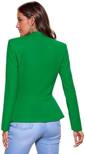 Hybrid & Company Women's Casual Work Office Elegant Open Fro...