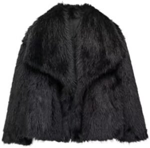 Gnveub Women's Faux Fur Jacket Oversized Lapel Fur Coat Wint... Gnveub Women's Faux Fur Jacket Oversized Lapel Fur Coat Wint...