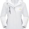 MAGCOMSEN Women's 3-in-1 Winter Coats Snow Ski Jacket Waterp...