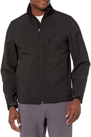Amazon Essentials Men's Water-Resistant Softshell Jacket Amazon Essentials Men's Water-Resistant Softshell Jacket