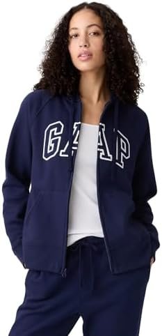 GAP Women's Logo Hoodie Hooded Full Zip Sweatshirt GAP Women's Logo Hoodie Hooded Full Zip Sweatshirt