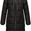 Marikoo Long Fall & Winter Coat for Women | Detachable Hood ...