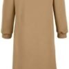 Womens Long Sleeve Hoodies Casual Maxi Length Hooded Dress w...