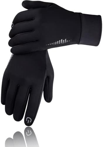 SIMARI Winter Gloves Women Men Ski Snow Gloves Liner Thermal...