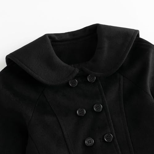 Simplee kids Girls Dress Coat Lapel Button Winter Jackets Co...