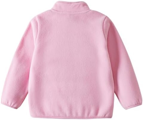 Toddler Fleece Jacket Kids Lightweight Outerwear Boys Girls ...
