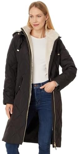 Lauren Ralph Lauren Women's Puffer Detachable Hood No Ff