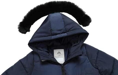 Girl's Winter Long Coat Parka Kids Warm Hooded Puffer Jacket...