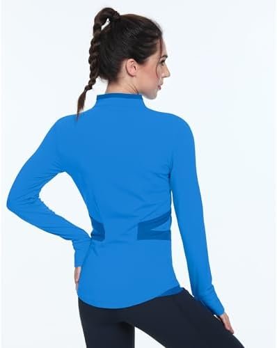 QUEENIEKE Women's Slim Fit Workout Jackets - Zip Up Athletic...