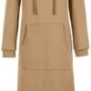 Womens Long Sleeve Hoodies Casual Maxi Length Hooded Dress w...