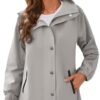 Zeagoo Women's Waterproof Rain Jacket With Hood - Lightweigh...