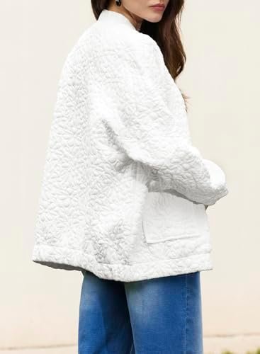 EVALESS Bomber Jackets for Women Spring Fashion 2025 Cute Ja...