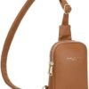 INICAT Travel Small Sling Bag Leather Crossbody Bags for Wom...