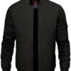 TBMPOY Men's Lightweight Bomber Jackets Light Track Jackets ...