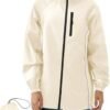 LOMON Lightweight Active Rain Jacket Hooded Water Resistant ...