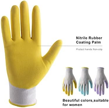 HLDD HANDLANDY Gardening Gloves for Women, Womens Work Glove...