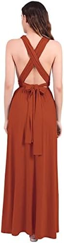 Women Transformer Evening Long Prom Dress Multi-Way Wrap Con...