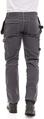 FASHIO FF Men's Construction Pants Tactical Field Pants Cord...