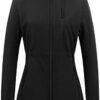 Chrisuno Women's Lightweight Long Softshell Fleece Lined Jac...
