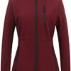 Chrisuno Women's Lightweight Long Softshell Fleece Lined Jac...
