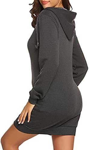 Locryz Women's Casual Pockets Zip Up Hoodies Fleece Tunic Sw...