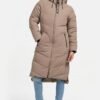 Marikoo Women's Long Quilted Jacket for Winter | Puffy Winte...