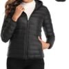 Valennia Women's Short Down Coat Packable Puffer Jacket With...