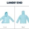Lands' End Kids Packable Hooded Down Puffer Jacket Coat (XXS...
