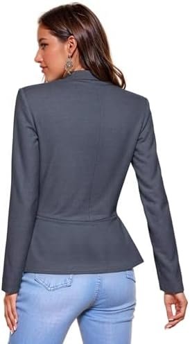 Hybrid & Company Women's Casual Work Office Elegant Open Fro...