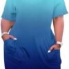 Women's Nightgowns Short Sleeve Nightshirts Plus-Size House ...