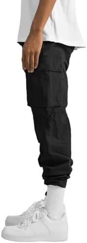 Cargo Pants for Men Casual Hiking Pants Fleece Joggers Athle...