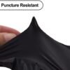 Disposable Black Nitrile Exam Gloves, Latex Free Gloves for ...