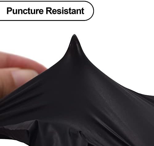 Disposable Black Nitrile Exam Gloves, Latex Free Gloves for ...