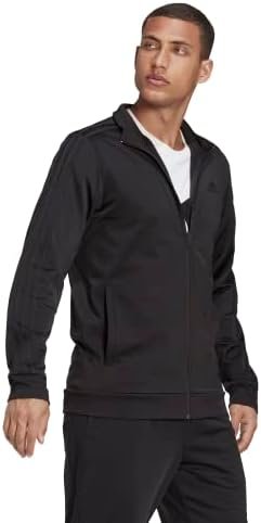 adidas Men's Essentials Warm-Up 3-Stripes Track Top