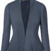Hybrid & Company Women's Casual Work Office Elegant Open Fro...
