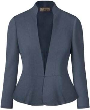 Hybrid & Company Women's Casual Work Office Elegant Open Fro... Hybrid & Company Women's Casual Work Office Elegant Open Fro...