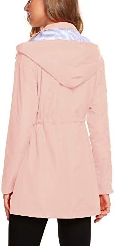 ZHENWEI Womens Lightweight Hooded Waterproof Active Outdoor ...