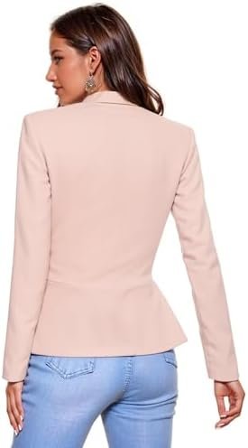 Hybrid & Company Women's Casual Work Office Elegant Open Fro...