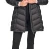 Calvin Klein Women's Everyday Hooded Zip Front Puffer Long S...
