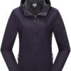 Outdoor Ventures Women's Softshell Jacket with Hood Fleece L...