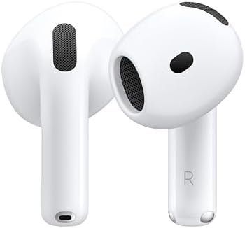 Apple AirPods 4 Wireless Earbuds, Bluetooth Headphones, Pers...