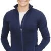 Woolino Merino Wool Fleece Jacket for Women - Year Round Fle...