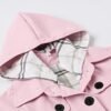 Betusline Girl's Single Breasted Trench Coat Dress Coat Oute...