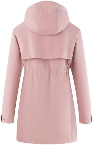 wantdo Women's Lightweight Rain Jackets Waterproof Long Rain...
