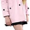 Betusline Girl's Single Breasted Trench Coat Dress Coat Oute...