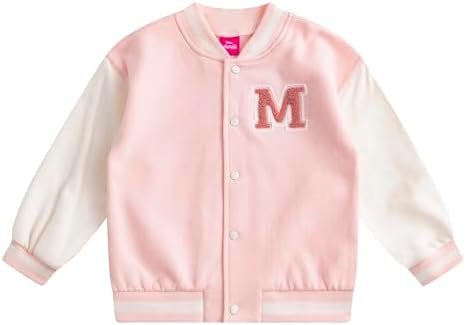 Disney Lilo & Stitch Minnie Mouse Girls Letterman Varsity Bo...