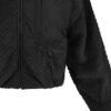 Women's Cropped Front Two Pocket Snap Quilted Padding Bomber...